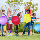 LEEZZIZZ 30Pcs Punch Balloons, Thickened Neon Punching Balloon Heavy Duty Party Favors for Kids with Rubber Band Handle, Bouncy Balls for Birthday Weddings Goodie Bag Stuffer Supply — 5