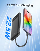 Orfeika Fast Charging Portable Charger Power Bank with Built-in 4 Cables photo 2