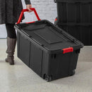 Sterilite Industrial Storage Tote w/Wheels for Garage, 40 Gallon, 4-Pack — 5