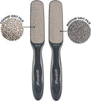Probelle Double Sided Multidirectional Nickel Foot File Callus Remover - Immediately Reduces calluses and Corns to Powder for Instant Results, Safe Tool (Dark Grey) — 2