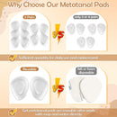 Shynek 10 Pack Metatarsal Pads for Foot Ball of Foot Cushions for Heel, Soft Gel Self Adhesive Foot Pad Insoles Forefoot and Sole Support, Pain Lessen Metatarsalgia Morton's Neuroma for Women and Men - White-10pack — 2