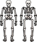 79" Skeleton Halloween Balloon, 2 Jumbo Skull Foil Balloon for Halloween Decorations Indoor, Halloween Home Decor, Halloween Decorations Outdoor | Halloween 2pack — 1