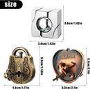 Sumind 3 Pieces 3D Metal Brain Teaser Puzzles Games — 2
