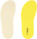 riemot 2 Pairs Memory Foam Wool Insoles for Crocs Clogs,Garden,Nurse,Chef,Wide Toe Box Shoes - Warm Replacement Thin Inserts for Women/Men Beige EU37-38/US 5 - 2 Pairs Wool Beige — 2