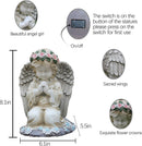 Sharita Solar Angel Garden Statues Outdoor,Garden Angel,Praying Angels Figurines