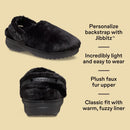 Crocs Unisex-Adult Classic Unfurgettable Lined Clogs, Fuzzy Slippers | 7 Women/5 Men | Black — 8