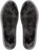 riemot Women's Sheepskin Insoles Winter Boot Inserts Premium Extra Thick Shearling Inserts Replacement Warm Furry Wool Shoe Insole Fleece Slipper Inserts Grey US 8/EU 39 - 1 Pair Sheepskin Insoles: Grey — 1