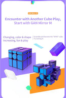 CuberShop GAN Mirror M Cube UV Coated, 2022 New Version, Magnetic Mirror, 3x3 2022 Magnetic Speed Cube Puzzles, Purple Color Funny Cube, GAN Irregular Magic Cube in 2022 — 3