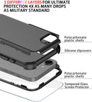 Diverbox for iPhone 16e Case & iPhone 17e Case [Compatible with MagSafe] [Shockproof] [Dropproof] [with Screen Protector ] Heavy Duty Protection Phone Cover (Black) — 6