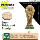 FIFA World Cup 2026 Wooden Pocket Puzzle 26Pcs Mini Trophy Decor 5.5x2.2in — 4