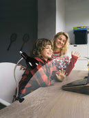 LALISU Desk lamp Eye-Caring Table Lamps, 360°Rotation Gooseneck Clip Lamp — 2