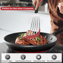 Beijiyi 2-Piece Silicone Fish Spatula for Nonstick Cookware, Heat Resistant — 2