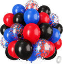 12 Inch Red Blue Black Balloons for Spider Cool Man Birthday Decorations — 1