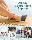 2 Pairs Metatarsal Foot Pads, Ball of Foot Cushions for Women Men Feet Pain Relief, Sesamoiditis, Metatarsalgia, Mortons Neuroma-Fabric Sleeves with Gel Inserts(Black, Small) 6