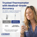 Exergen TAT-2000C+ Thermometer for Adults, Kids, & Newborns, 9V Included — 4