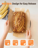 Bake Choice 100 Pcs Loaf Pan Liners for Baking Bread 9x5 Inch, Bread Pan Liners with Cardboard Formers, Non-Stick… — 3