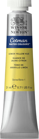 Winsor & Newton Cotman Watercolor Paint, 21ml Tube, Lemon Yellow Hue | 0.71-oz Tube — 1
