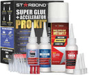 STARBOND CA Glue with Activator Kit – Thin, Medium & Thick 2 oz Bottles with 6 oz Accelerator – Premium… — 1