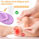 Butterfly Gel Metatarsal Pads for Thong Sandals Flip Flops, 2 Pairs Forefoot Cushion Ball of Foot Pads, Anti-Slip Pain Relief Inserts for Sandals 5