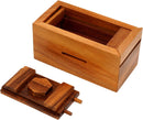 BSIRI Canopic Chest Challenging Brain Teaser Wooden Mind Puzzles and Use as Money Stash Jewelry 3D Puzzle Lock Box Gift Card Money Puzzle for Cash Gift — 4