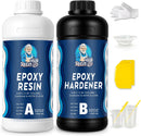 64oz Epoxy Resin Kit, Crystal Clear, Bubble Free — 1