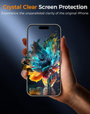 SIBEITU 3+3 Pack Screen Protector for iPhone 17 6.3 Inch Tempered Glass — 6