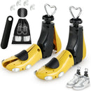 2 Pieces Shoe Stretcher Boot Stretcher, Adjustable Width and Length Shoe Expander Shoe Widener Stretcher Men Women | yellow — 1