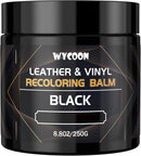 Black Leather Recoloring Balm, Color Restorer, Scratch Remover, Leather dye & Paint for Furniture, Couches,Car Seats — 1