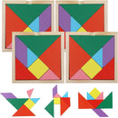 3 Otters Tangram Puzzle, Wooden, 4PCS — 1