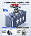 VICSEED Tesla Phone Mount【Strongest Magnet Power】Foldable Hidden Tesla Phone Holder Fit for All Phone, Tesla Model 3 Model Y for MagSafe Car Mount, Tesla Model 3 Accessories, Tesla Model Y Accessories | Black photo 4