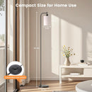 SIBRILLE Floor Lamp with Linen Shade, Dimmable Tall Standing Lamp with Remote Control & 3 Color Temperatures, Modern… — 4