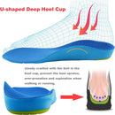 Arch Support Shoes Inserts for Boys Orthotic Shoe Inserts for Kids Flat Feet Gel Thick Shoe Insoles for for Heel Protector and Pains Relief - Blue — 4
