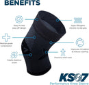 OrthoSleeve Compression Knee Brace, Knee Sleeve for ACL, MCL, Injury Recovery, Meniscus Tear, Pain, Aching Knees, Patellar Tendonitis & Arthritis Pain — 3
