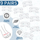 Ramede 9 Pairs Heel Cushion Pads Shoe Strap Cushion Pads,Transparent — 3