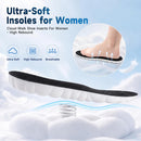 Insoles Men, 4D Cloud Insoles for Men Women with Memory Foam, US M 9-12.5 — 4