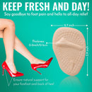 Comfwalk® StepEase™ Gel Metatarsal Pads for Ball-of-Foot Pain Relief 4