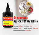 UV Resin Kit with Rechargeable UV Light, 60g Fast Curing UV Resin Glue — 2