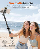 Tripod for iPhone, Selfie Stick with Remote, Stable & Durable Phone Tripod photo 3