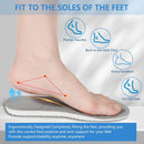 6 Pairs 4D Cloud Insoles for Men - Steppers Anti Fatigue with Arch Support, Heel/Forefoot Shock Pads | Trim-to-Fit, Sports Comfort, Foot Pain Relief, Breathable (US M 7.5-10.5) — 6