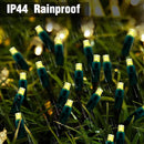 Meteds 6Ftx4Ft LED Christmas Net Lights Green Wire,Connectable UL Certified Waterptoof Net Lights for Bushes Trees Shurb Garden Outdoor Christmas Decorations — 5