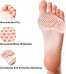 Metatarsal Pads Women Men 6 Pcs, Gel Ball of Foot Cushion for High Heels 3