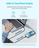 Anker Zolo USB to USB C Cable for CarPlay (Black, 3.3FT) 7