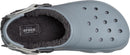 Crocs Unisex-Adult Classic All Terrain Lined Clogs Adjustable Heel Strap | 11 Women/9 Men | Concrete — 6