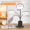 LED Desk Lamp for College Dorm with Pen Phone Holder, Black — 3
