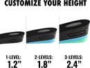 SOL3 Height Increase Insoles - Men’s Adjustable 2.4 Inch Taller Shoe Lifts - The Original 3-Level Height Boosters — 3