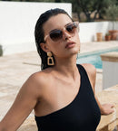 MEETSUN Polarized Sunglasses for Women Men Trendy Retro Square Shades | Blue Mirrored + Light Brown + Tortoiseshell | 54 Millimeters — 2