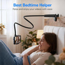 MAGIPEA Gooseneck Phone Holder for Bed, 30in Flexible Overhead Cell Phone Mount for Desk, Hands-Free Viewing Clamp Stand Compatible with iPhone 17 16 15 Pro Max and 3.5-7" Devices photo 6