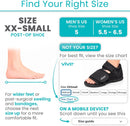 Vive Rounded Post Op Shoe for Injured Foot - Orthopedic Recovery Shoes — 3