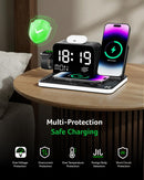 Acer Gadget 7-in-1 Wireless Charging Station Charger Stand for Multiple Devices for Apple - iPhone 17 16 15 14 13 12 Pro Max Apple Watch Airpods, Wireless iPhone Charger Station with Bluetooth TimeSyn photo 5