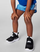 Nike Kids' Flex Runner 4 Running Shoes - Boys Girls Toddler Baby Sneakers - Black/Black/White — 2